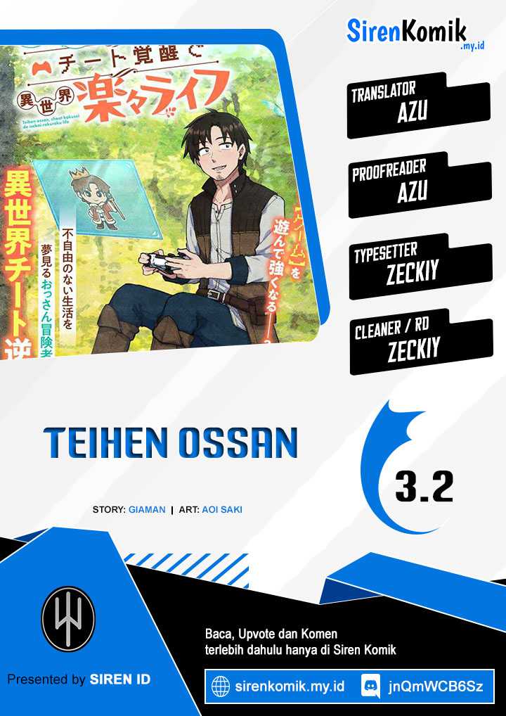 Baca Komik Teihen Ossan, Cheat Kokusei de Isekai Rakuraku Life Chapter 03.2 Gambar 1