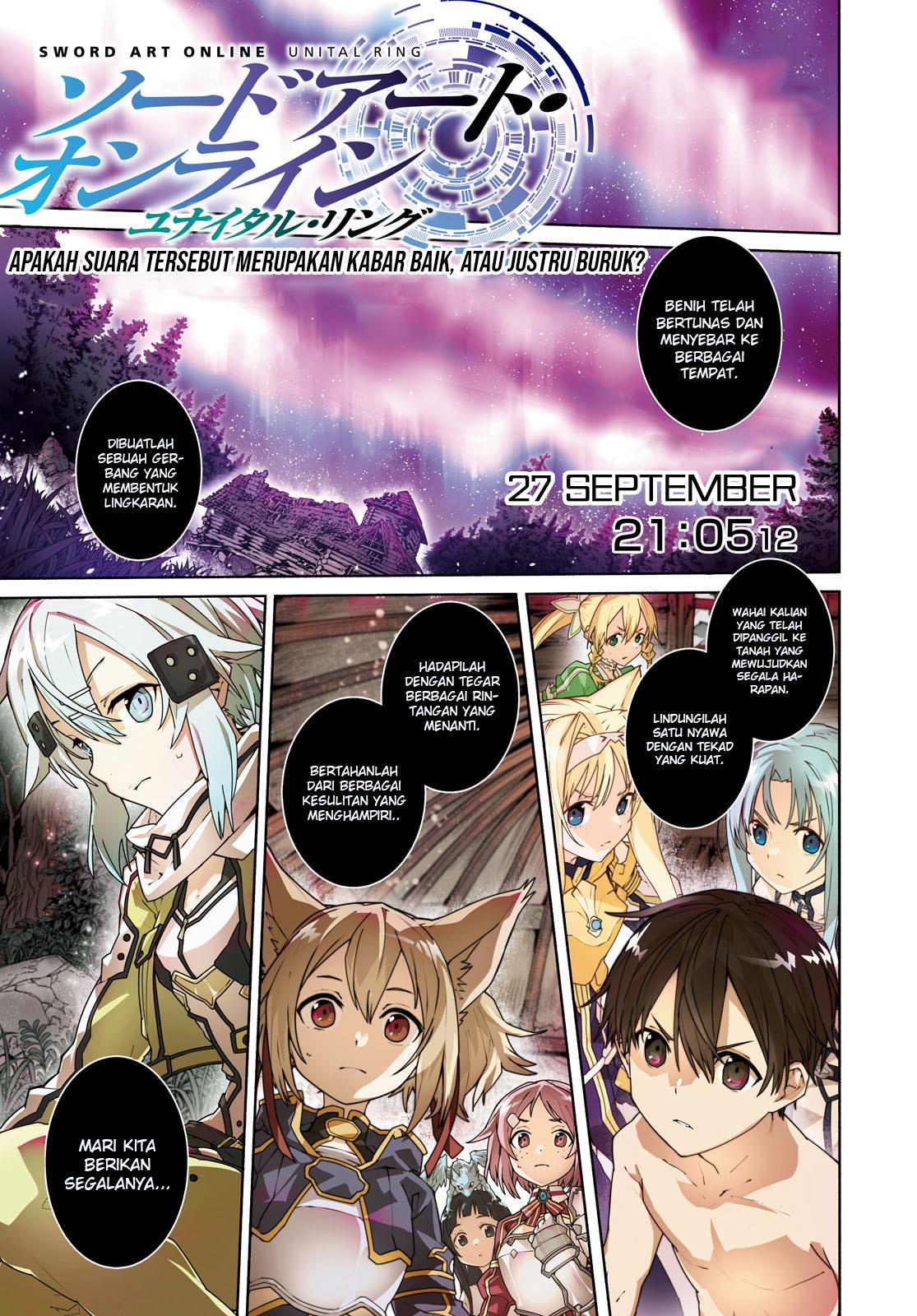 Baca Komik Sword Art Online Unital Ring Chapter 01 Gambar 1