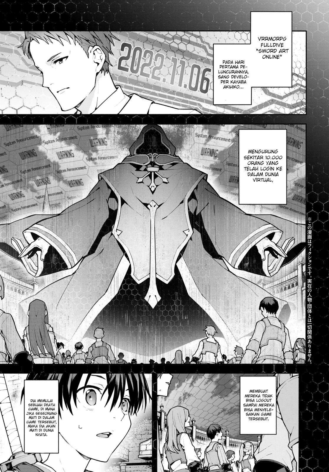 Sword Art Online Unital Ring Chapter 01 Gambar 3