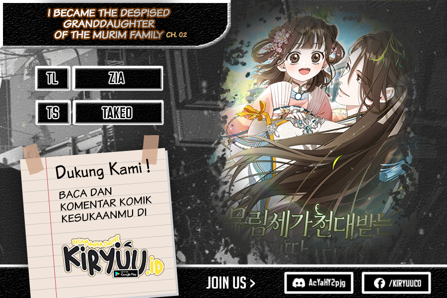 Baca Komik I Became the Despised Granddaughter of the Murim Family Chapter 02 Gambar 1