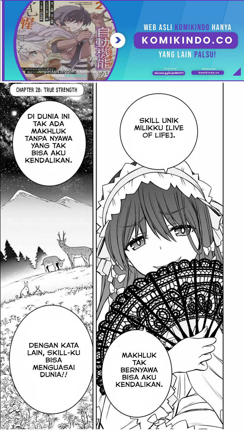 Baca  Dame Skill [Auto Mode] ga Kakuseishimashita ~Are, Guild no Scout-san, Ore wo “Iranai”-tte Itte Masendeshita?~ Chapter 28 Gambar 2