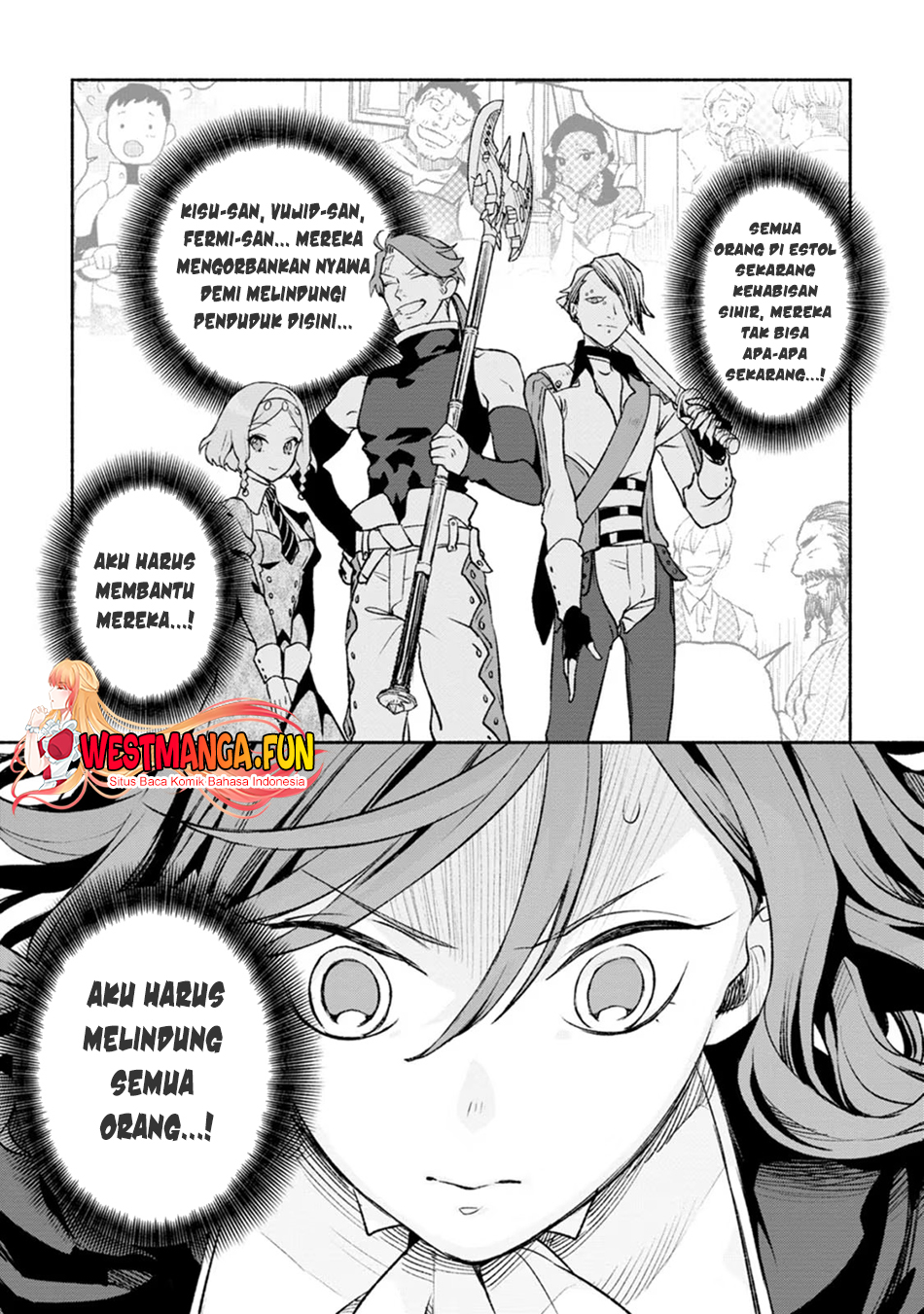 Sono Monban, Saikyou Nitsuki: Tsuihou Sareta Bougyo Ryoku 9999 no Senshi, Outo no Monban Toshite Musou Suru Chapter 30 Gambar 11