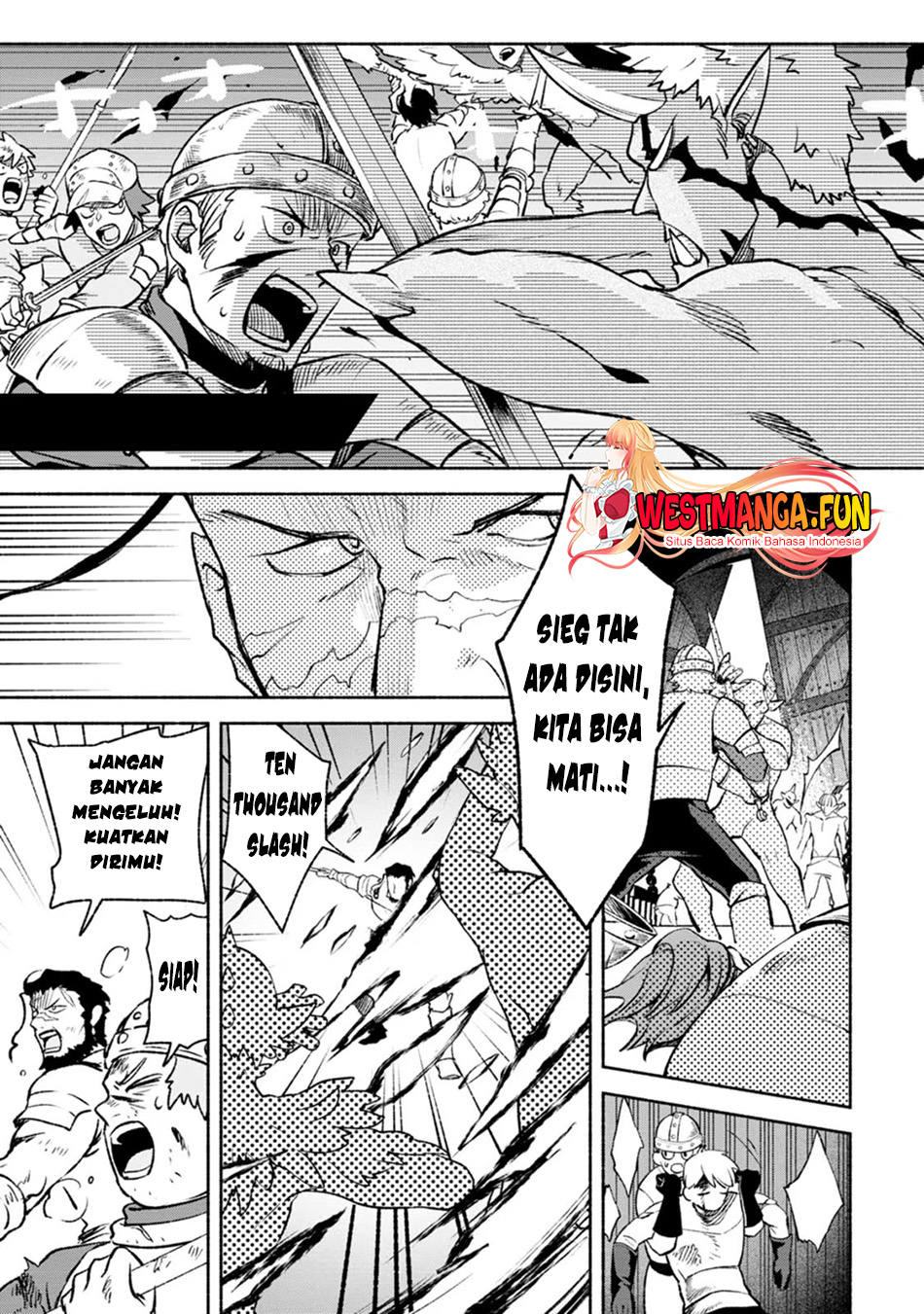 Baca  Sono Monban, Saikyou Nitsuki: Tsuihou Sareta Bougyo Ryoku 9999 no Senshi, Outo no Monban Toshite Musou Suru Chapter 30 Gambar 2
