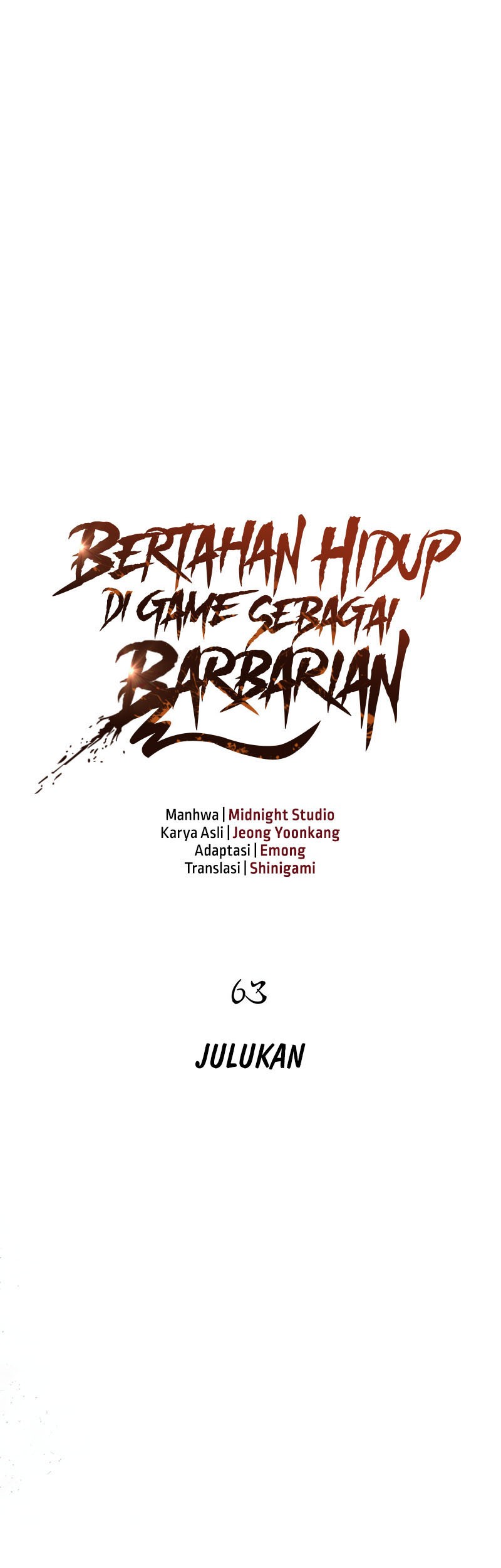 Survive as a Barbarian in the Game Chapter 63 Gambar 14