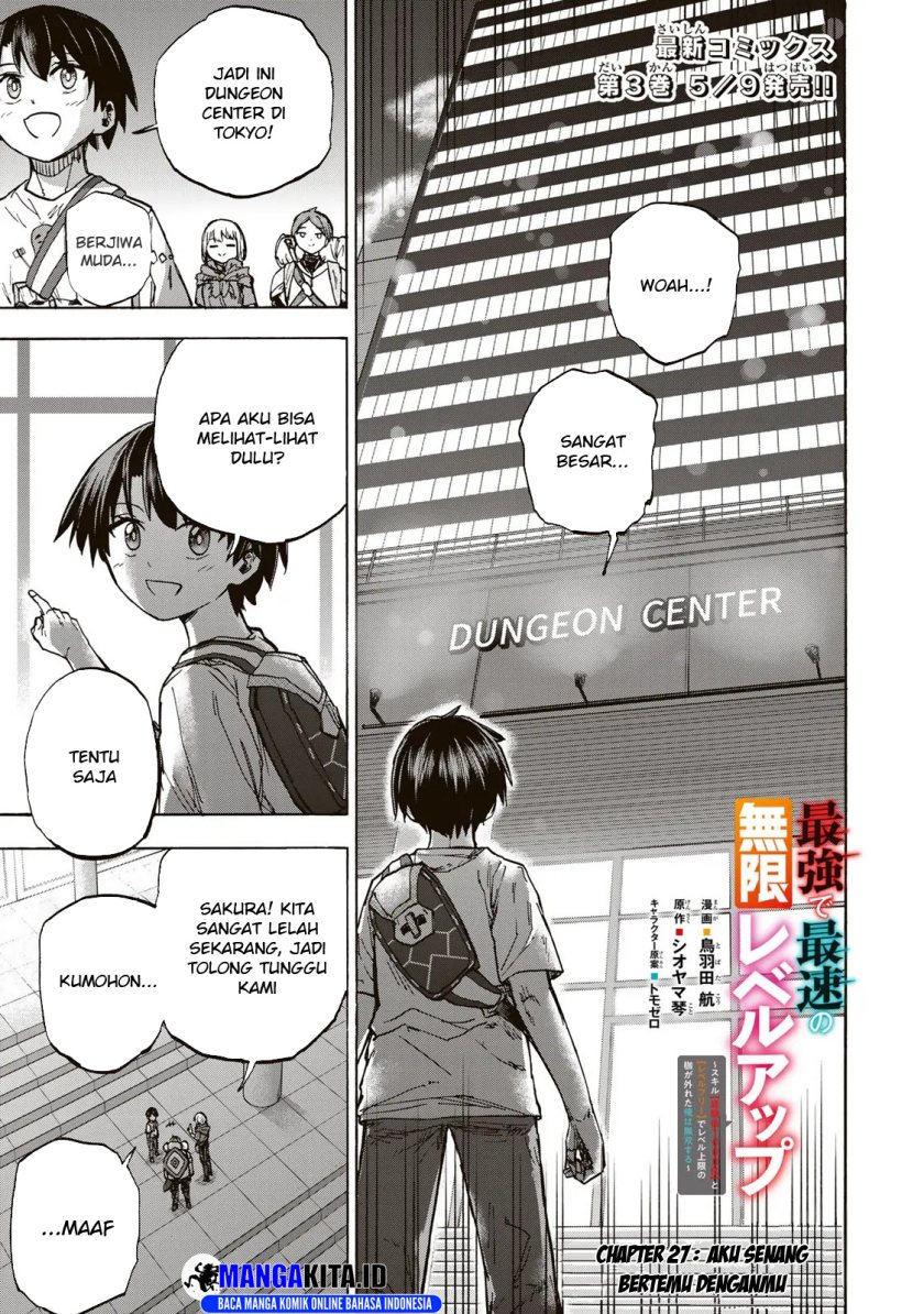 Baca Saikyou de Saisoku no Mugen Level Up Chapter 27 Gambar 2