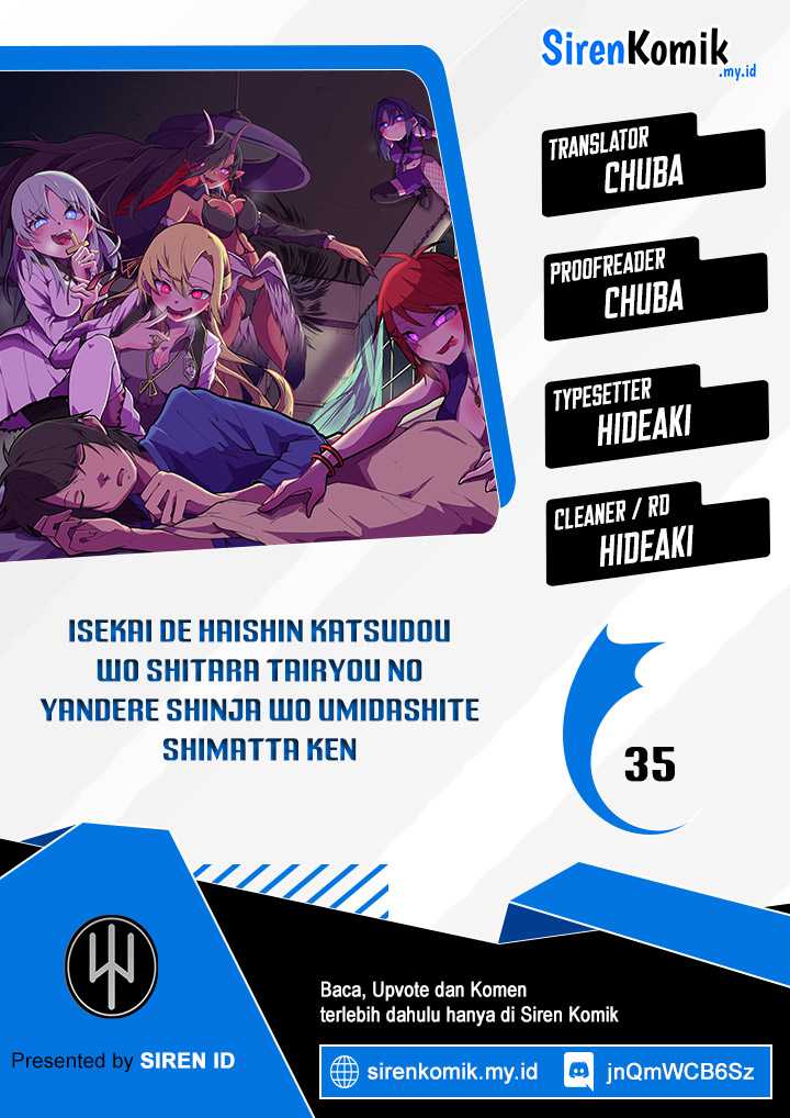Baca Komik Isekai de Haishin Katsudou wo Shitara Tairyou no Yandere Shinja wo Umidashite Shimatta Ken Chapter 35 Gambar 1