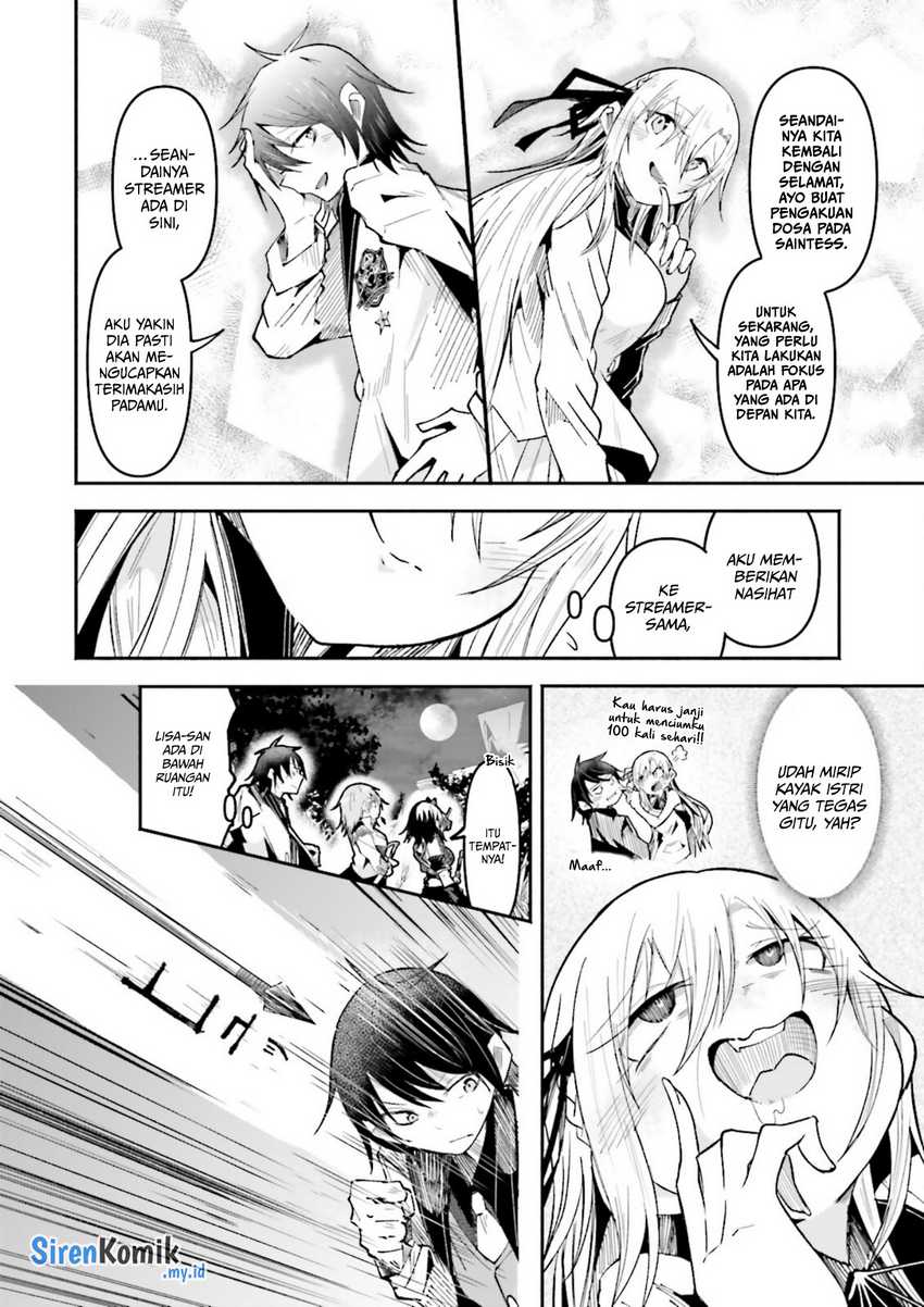 Isekai de Haishin Katsudou wo Shitara Tairyou no Yandere Shinja wo Umidashite Shimatta Ken Chapter 35 Gambar 14