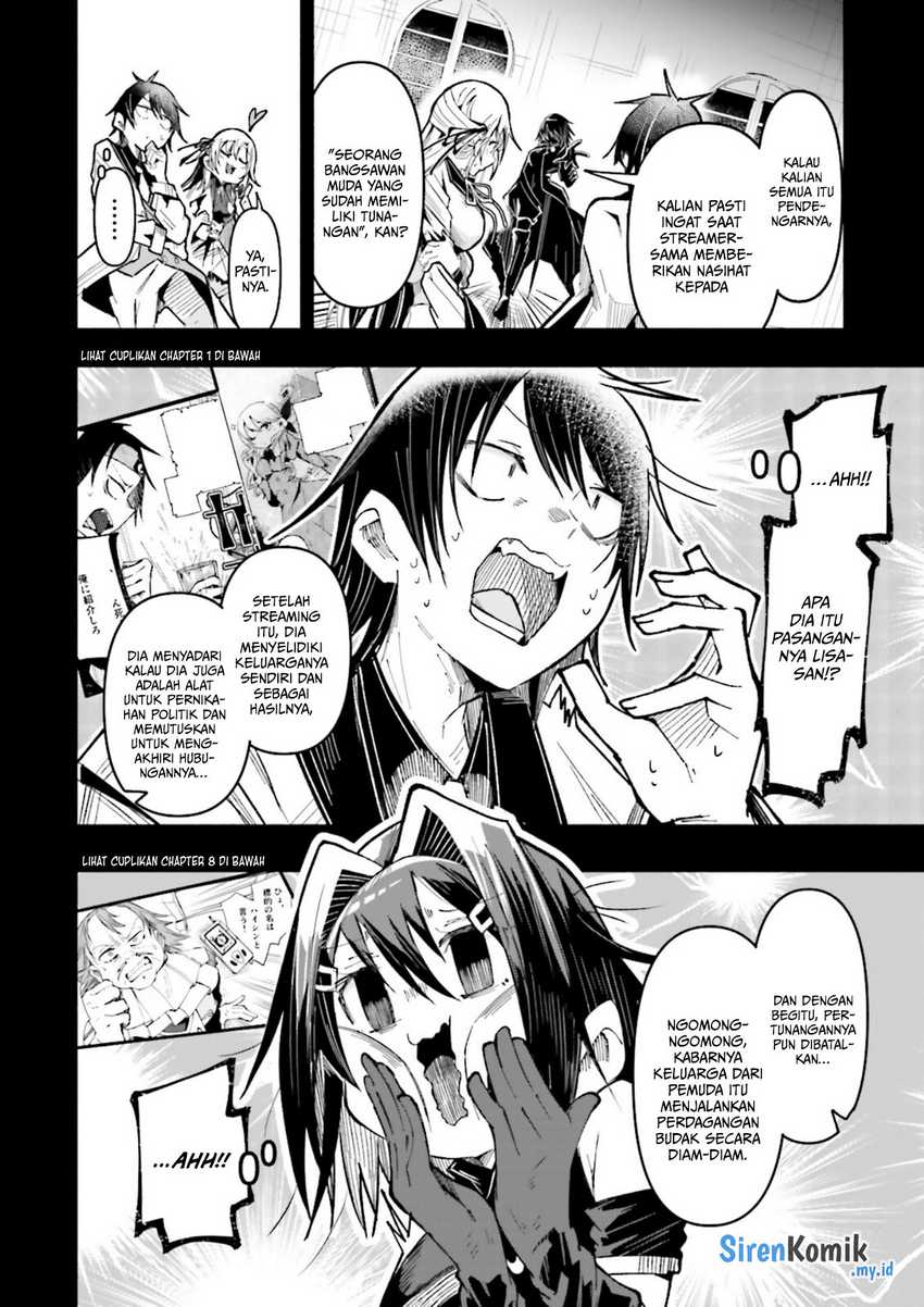 Isekai de Haishin Katsudou wo Shitara Tairyou no Yandere Shinja wo Umidashite Shimatta Ken Chapter 35 Gambar 8