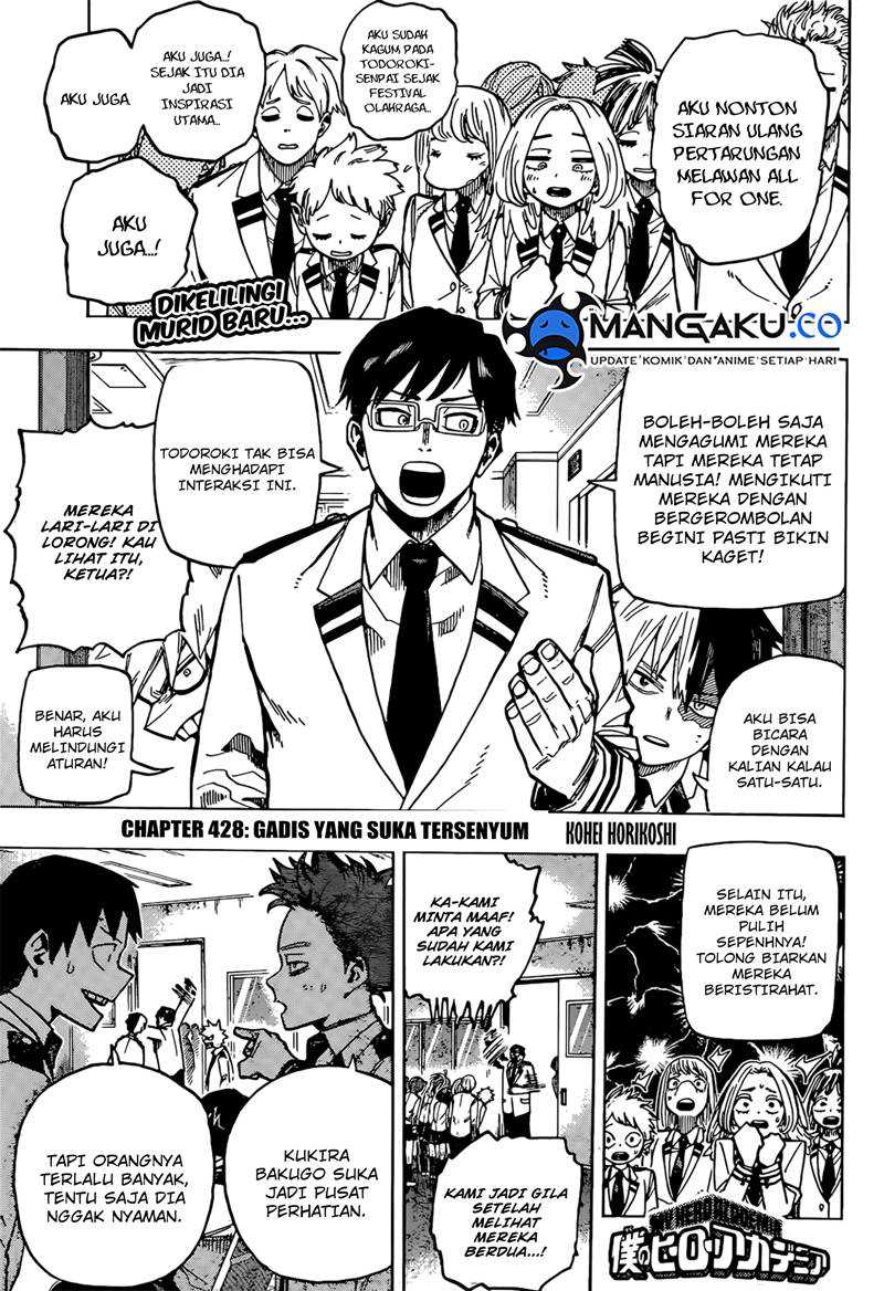 Baca Boku no Hero Academia Chapter 428 Gambar 2