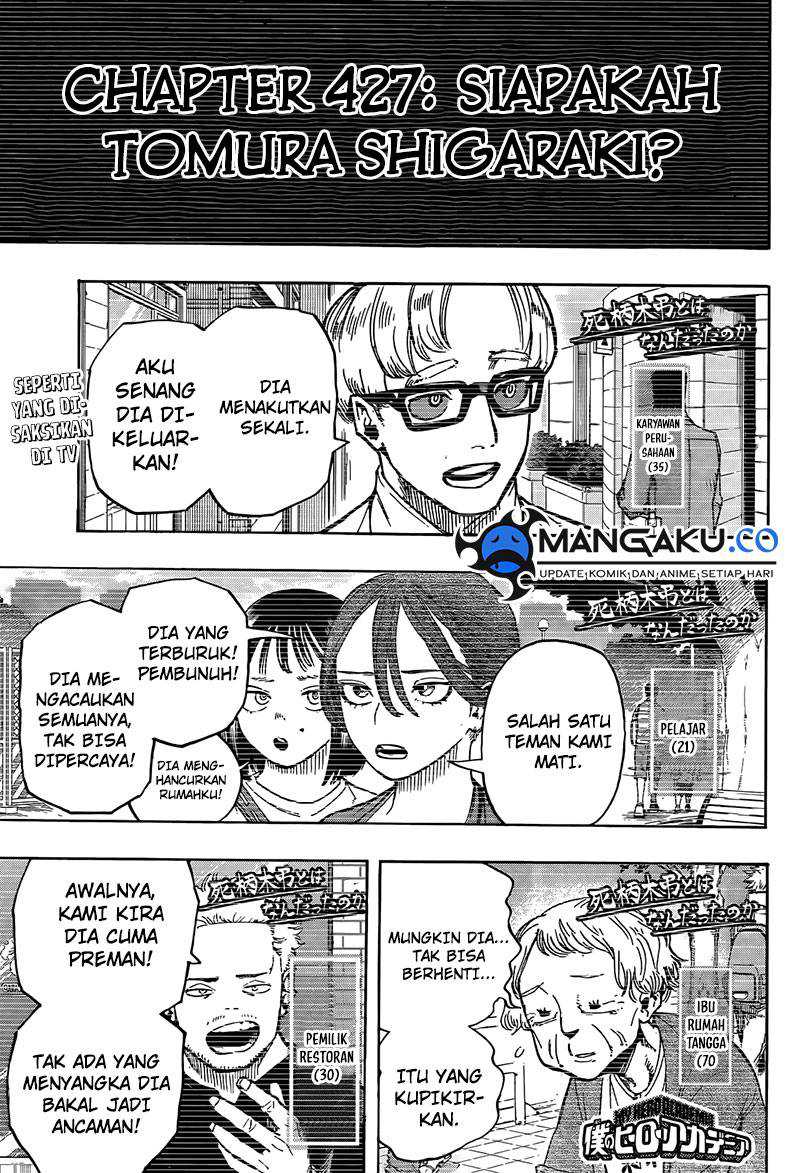 Baca Boku no Hero Academia Chapter 427 Gambar 2