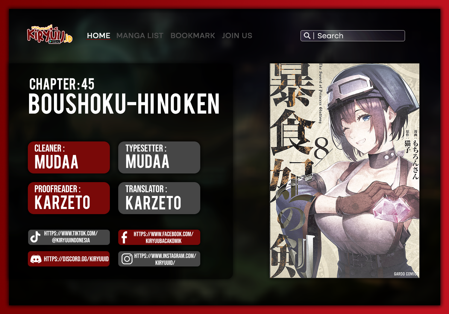 Baca Komik Boushoku-Hi no Ken Chapter 45 Gambar 1