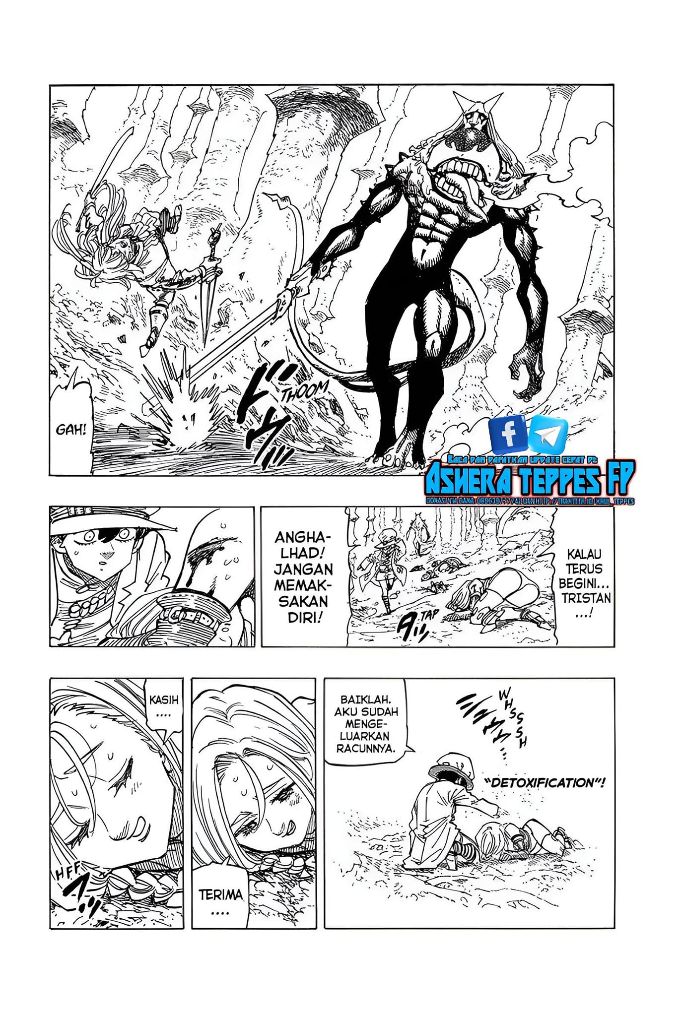 Mokushiroku no Yonkishi Chapter 122 Gambar 9