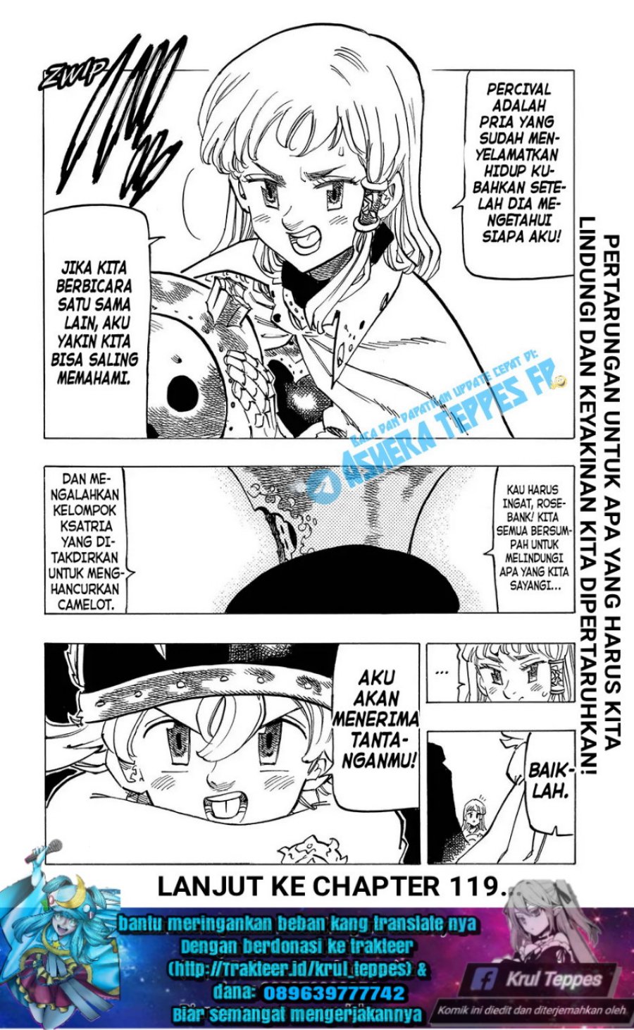 Mokushiroku no Yonkishi Chapter 118 Gambar 15