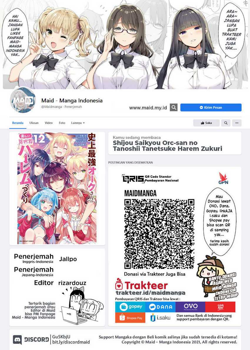 Baca  Shijou Saikyou Orc-san no Tanoshii Tanetsuke Harem Zukuri Chapter 108 Gambar 2