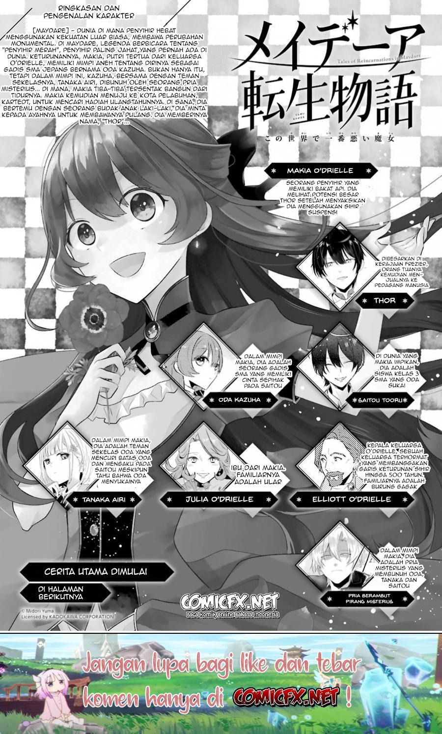 Baca Maydare Tensei Monogatari: Kono Sekai de Ichiban Warui Majo Chapter 04 Gambar 2