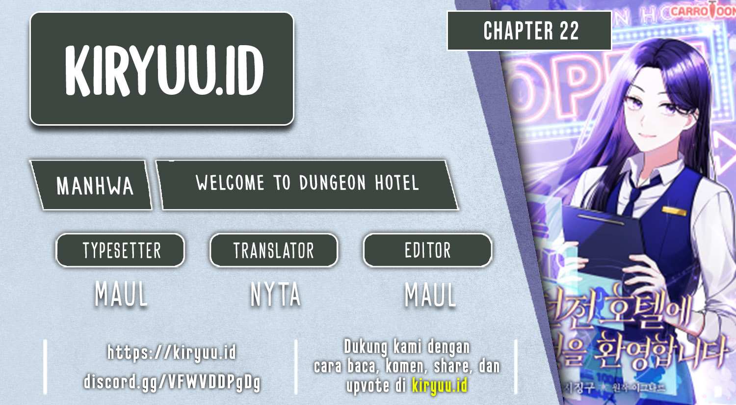 Baca Komik Welcome to Dungeon Hotel Chapter 22 Gambar 1
