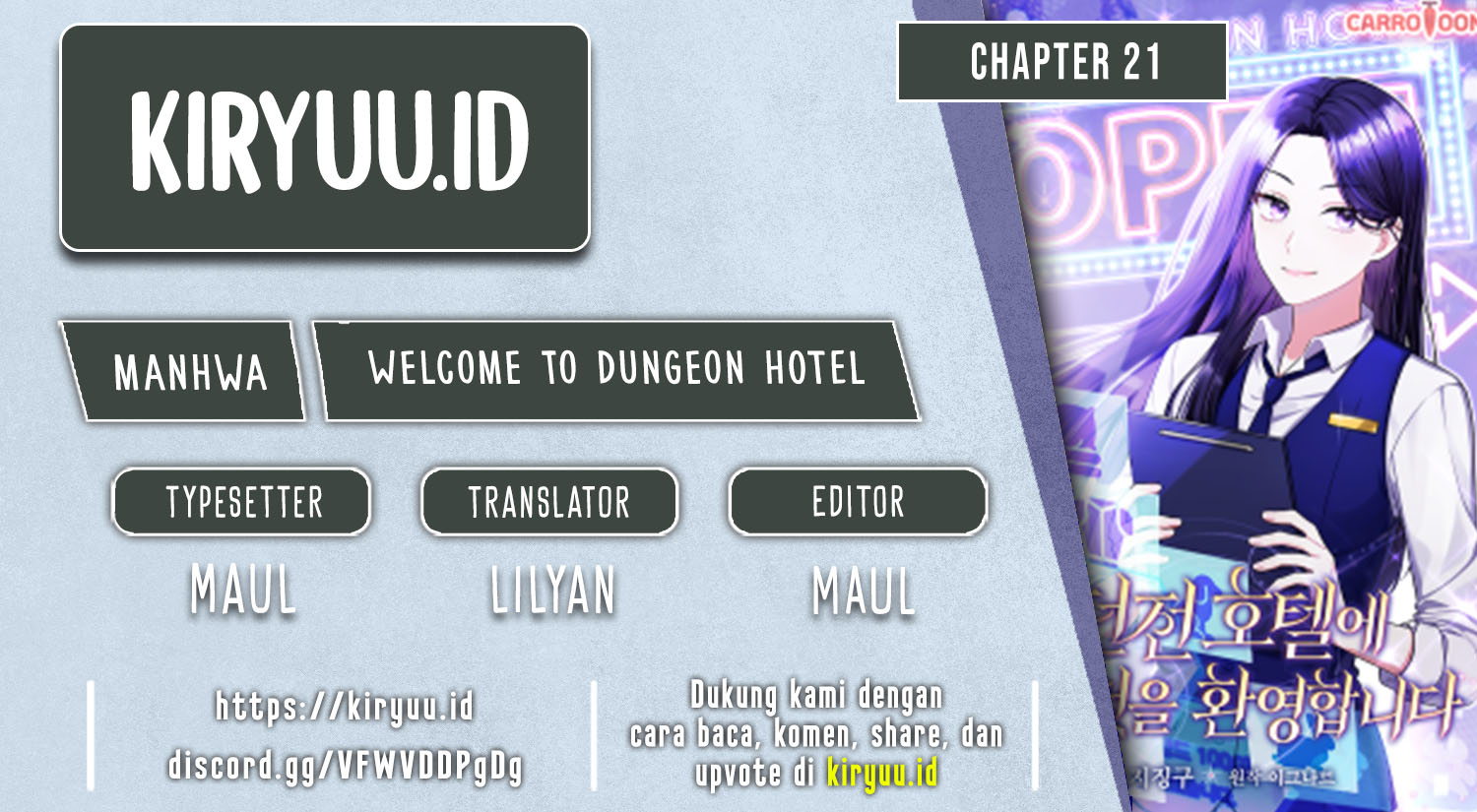 Baca Komik Welcome to Dungeon Hotel Chapter 21 Gambar 1