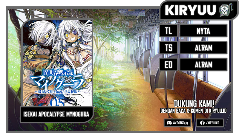 Baca Komik Isekai Mokushiroku Mynoghra: Hametsu no Bunmei de Hajimeru Sekai Seifuku Chapter 27 Gambar 1