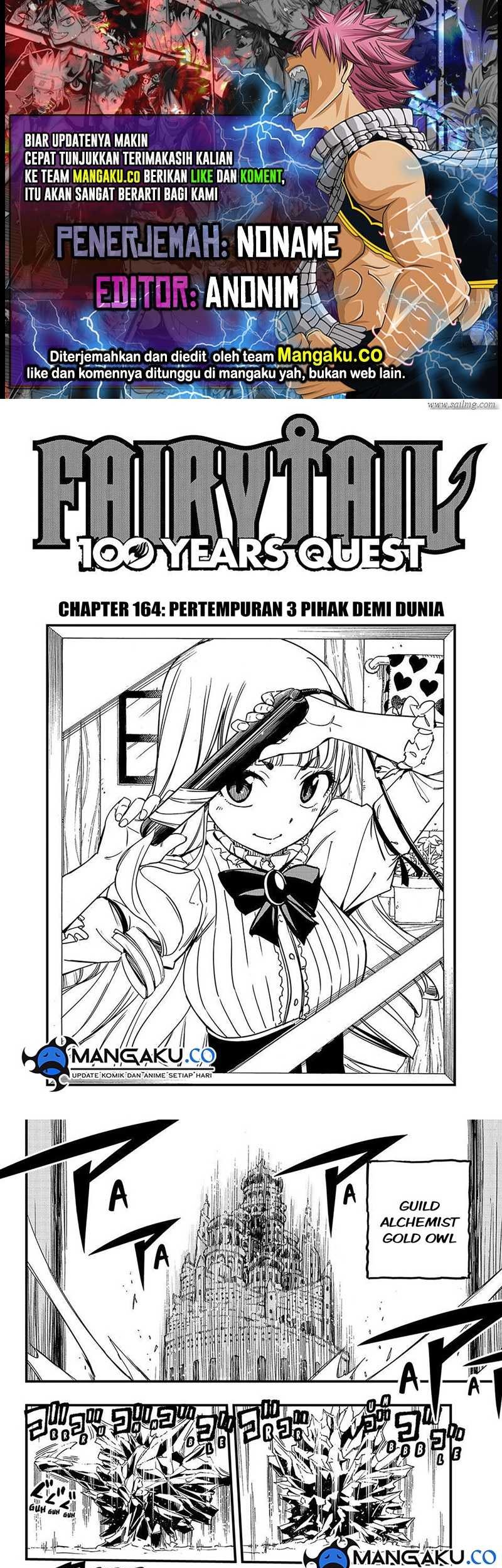 Baca Komik Fairy Tail: 100 Years Quest Chapter 164 Gambar 1