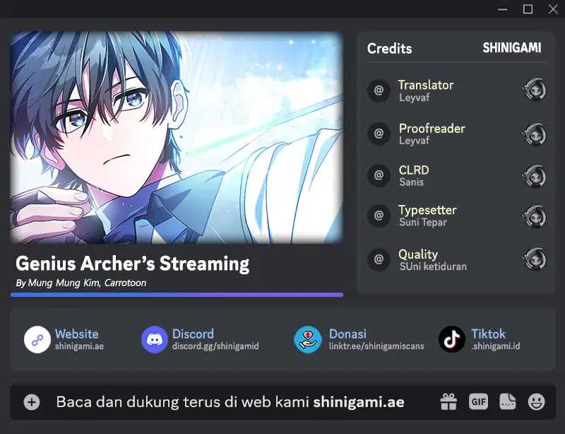 Baca Komik Genius Archer’s Streaming Chapter 35 Gambar 1