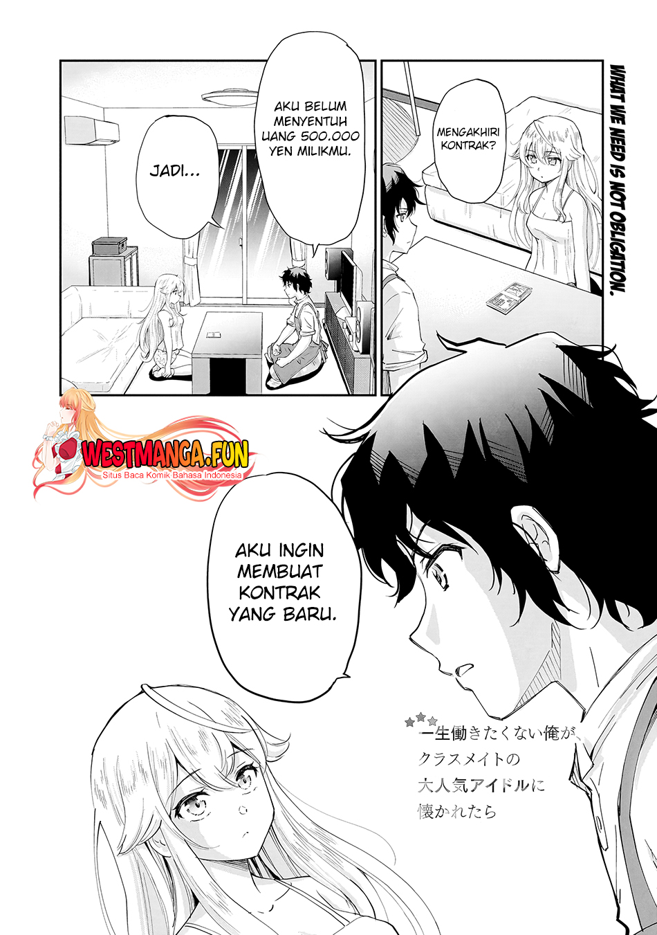 Baca  Isshou Hatarakitakunai Ore ga Classmate no Daininki Idol ni Natsukaretara Chapter 10 Gambar 2