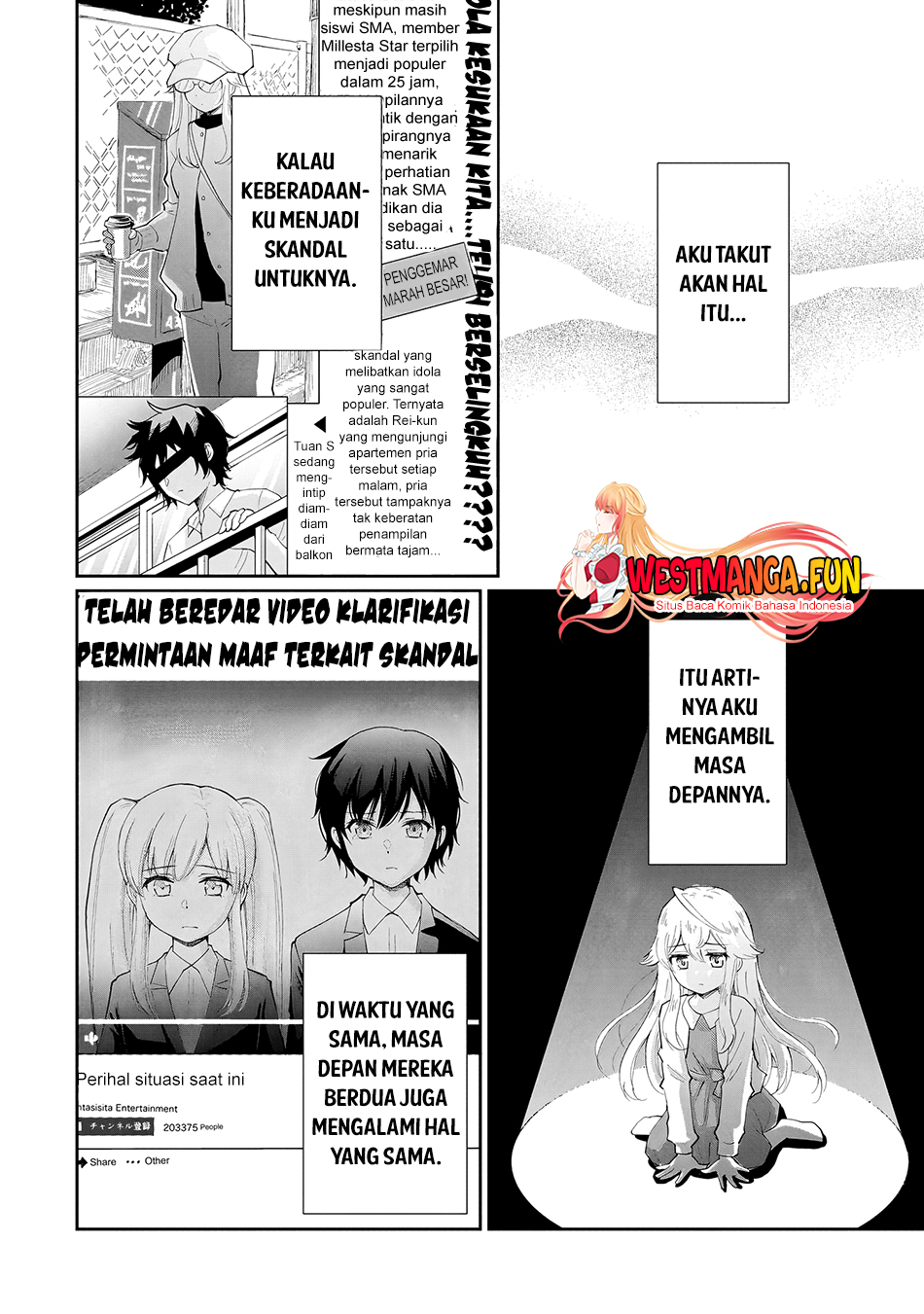Isshou Hatarakitakunai Ore ga Classmate no Daininki Idol ni Natsukaretara Chapter 10 Gambar 8