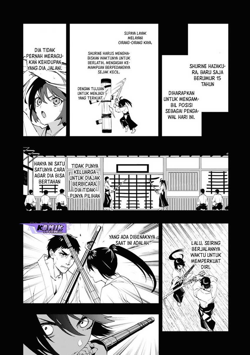 Hitokiri Shoujo Koushaku Reijou no Goei ni Naru Chapter 01 Gambar 7