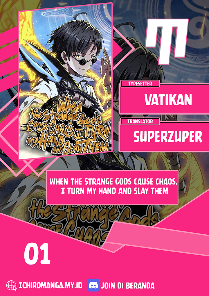 Baca Komik When the Strange Gods Cause Chaos, I Turn My Hand and Slay Them Chapter 01 Gambar 1