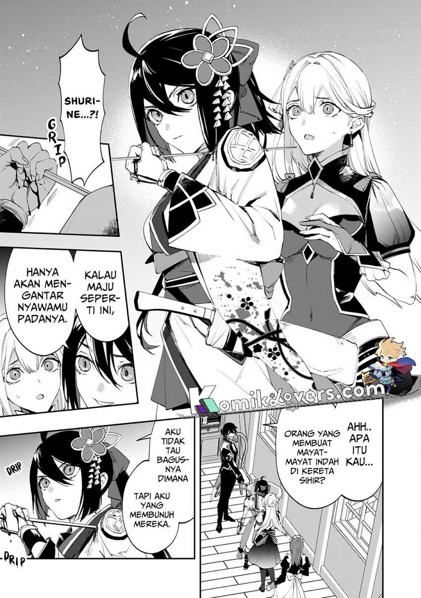 Hitokiri Shoujo Koushaku Reijou no Goei ni Naru Chapter 04 Gambar 8