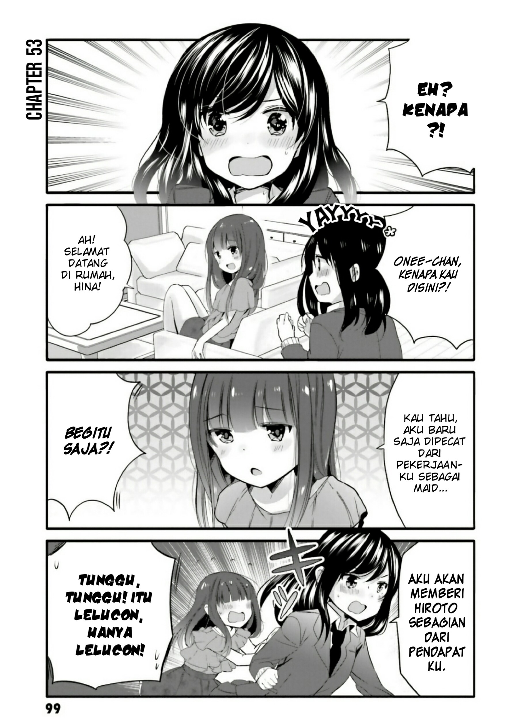 Baca Uchi no Hentai Maid ni Osowareteru Chapter 53 Gambar 2
