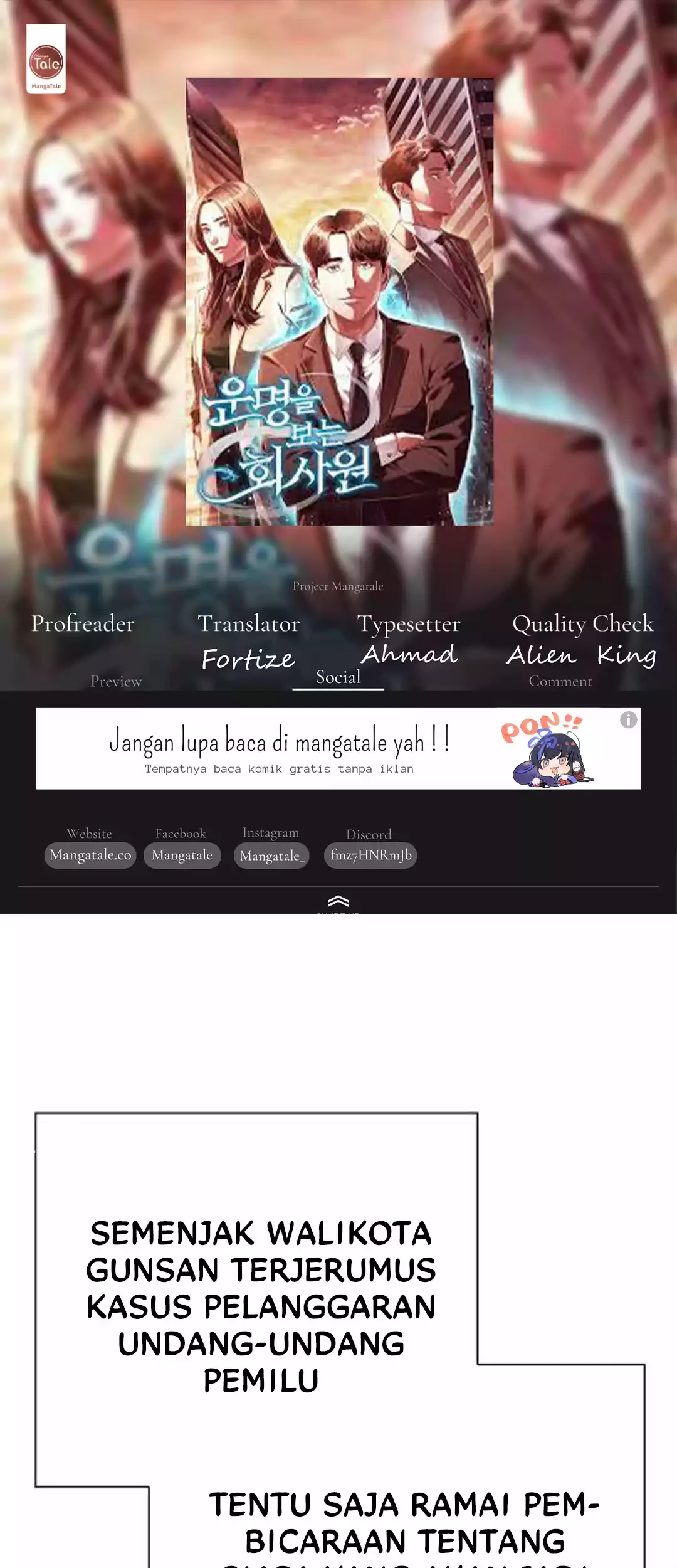 Baca Komik Office Worker Who Sees Fate Chapter 88 Gambar 1