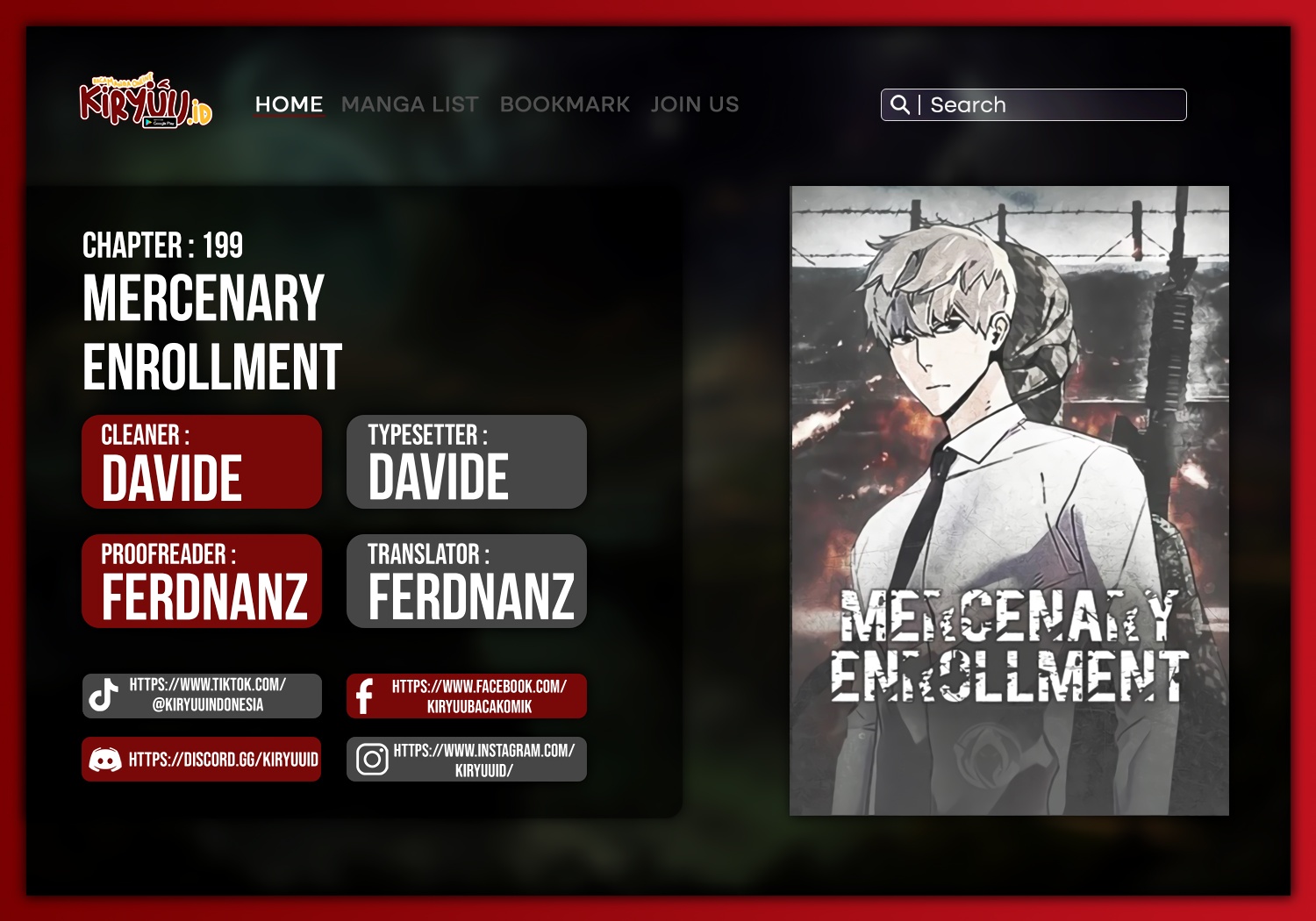 Baca Komik Mercenary Enrollment Chapter 199 Gambar 1