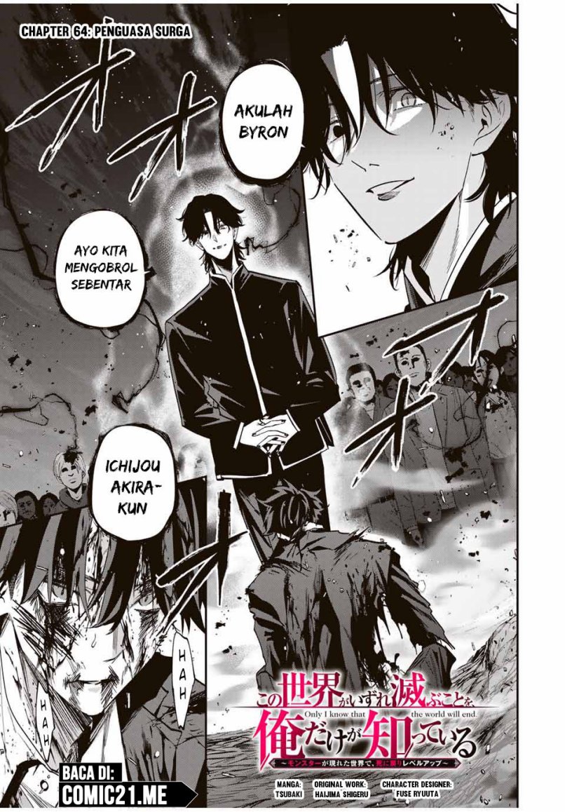 Baca  Kono Sekai ga Izure Horobu Koto wo, Ore dake ga Shitte Iru Chapter 64 Gambar 2