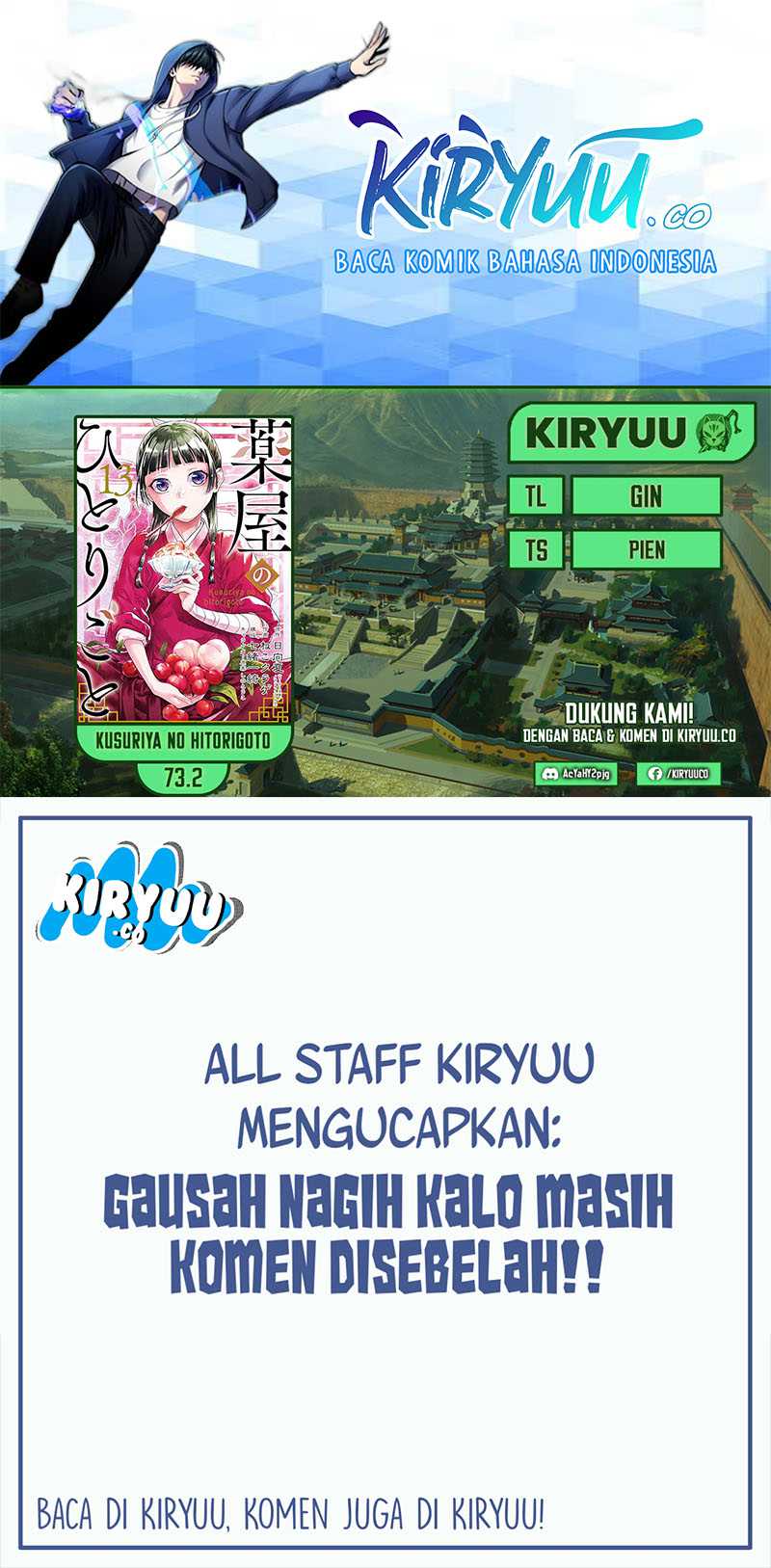 Baca Komik Kusuriya no Hitorigoto Chapter 73.2 Gambar 1