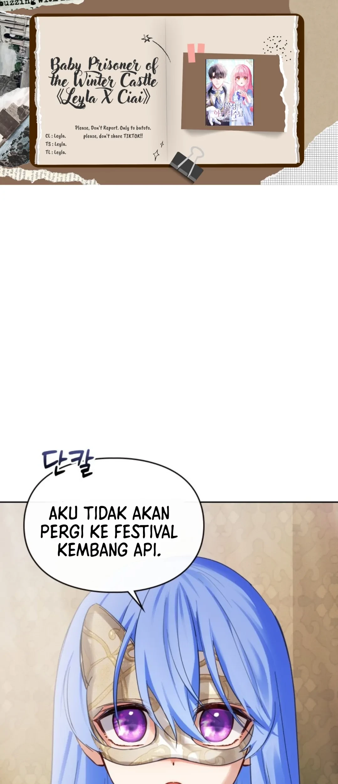Baca Komik Baby Prisoner of Winter Castle Chapter 23 Gambar 1