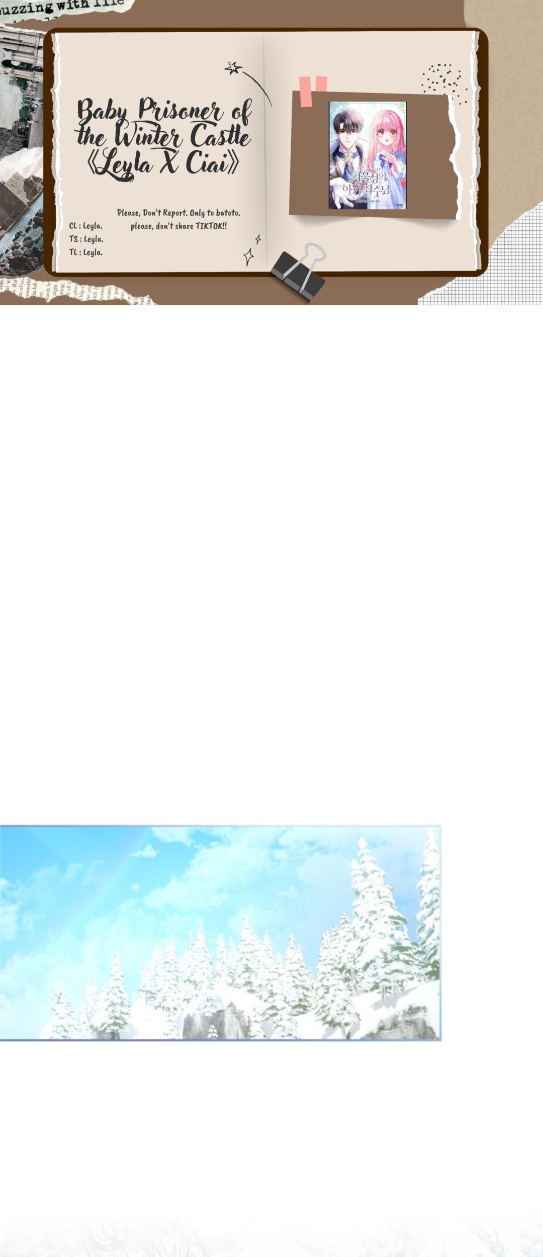 Baca Komik Baby Prisoner of Winter Castle Chapter 18 Gambar 1