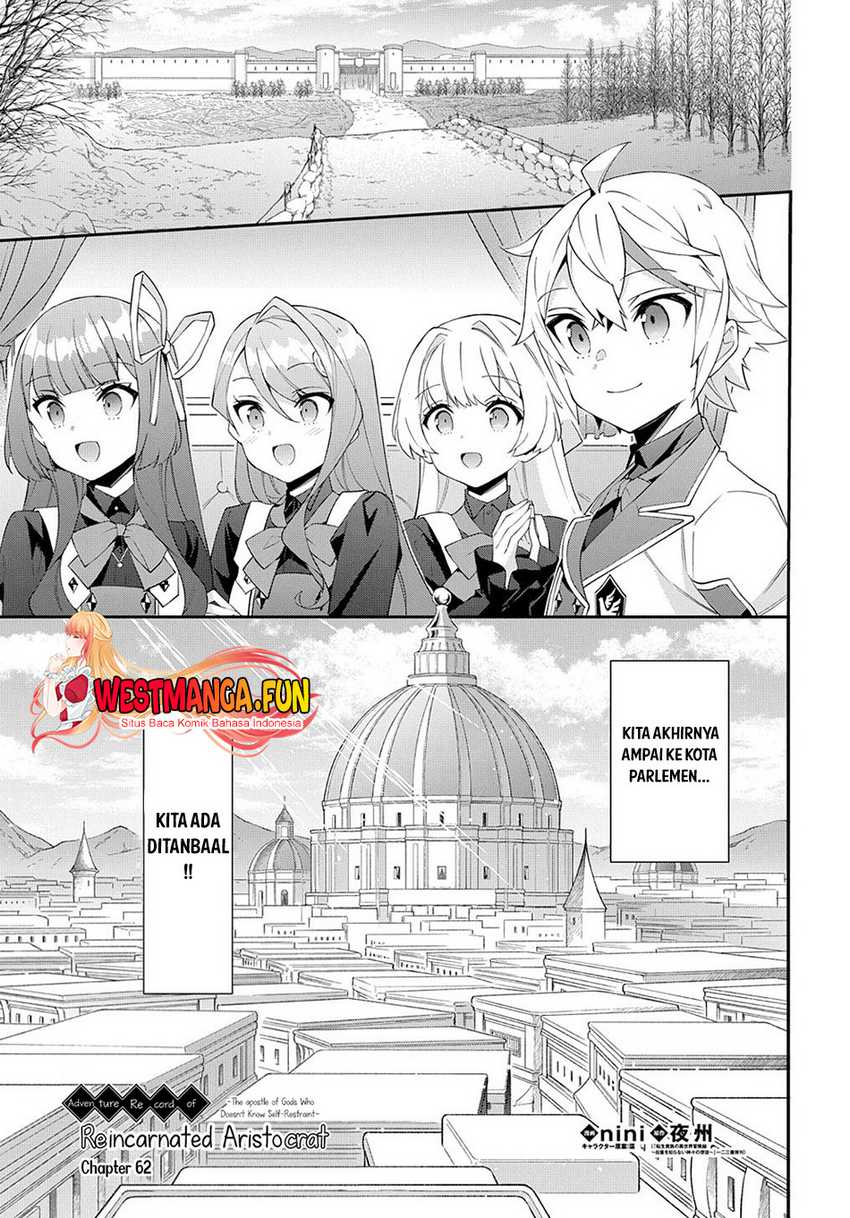 Baca Tensei Kizoku no Isekai Boukenroku ~Jichou wo Shiranai Kamigami no Shit Chapter 62 Gambar 2