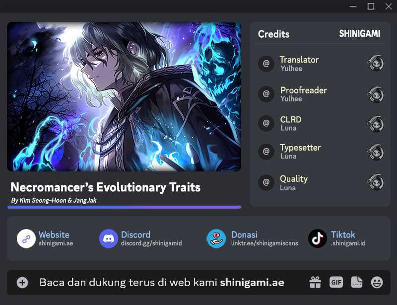 Baca Komik Necromancer’s Evolutionary Traits Chapter 61 Gambar 1