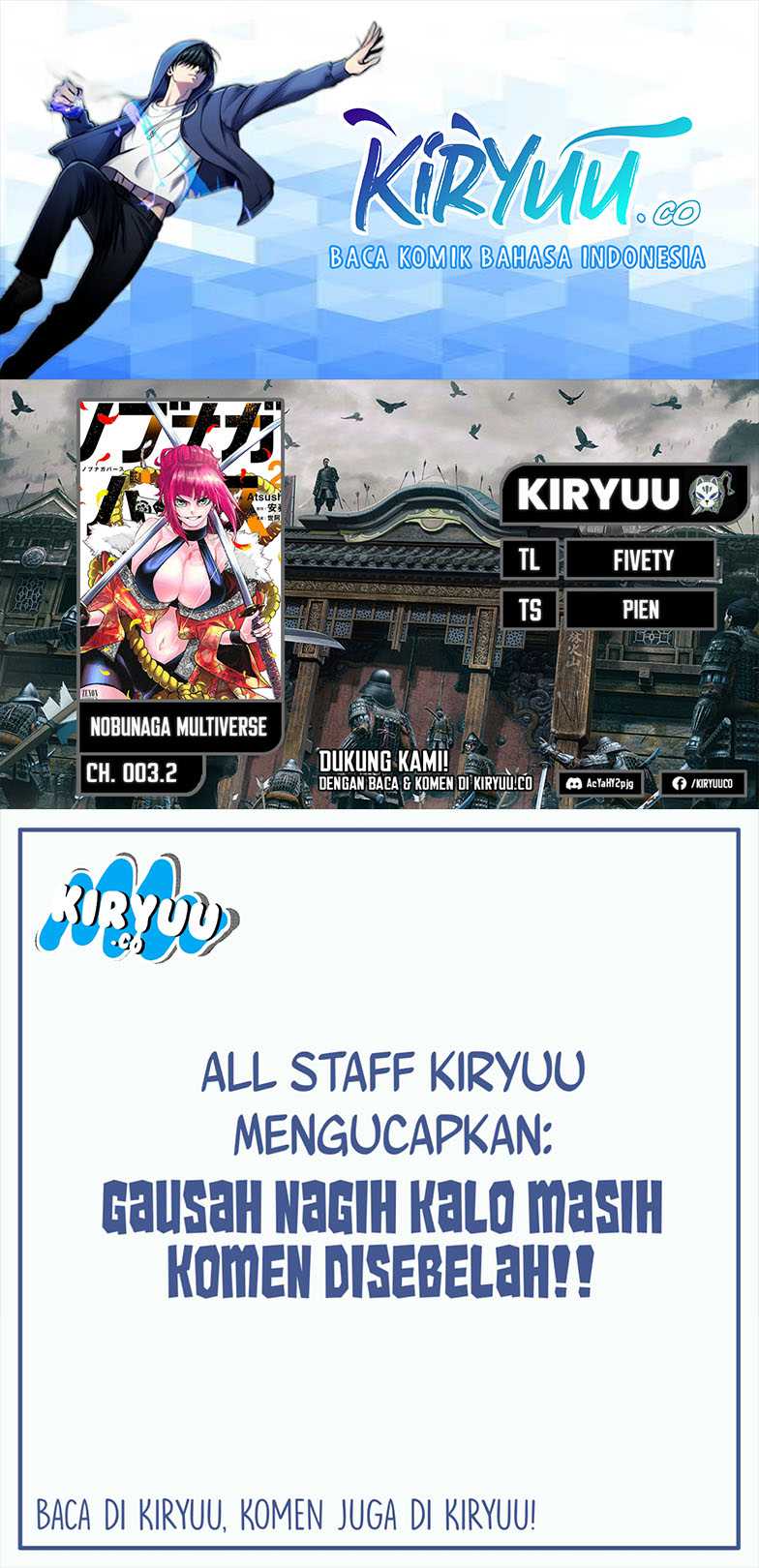 Baca Komik Nobunaga Multiverse Chapter 03.2 Gambar 1