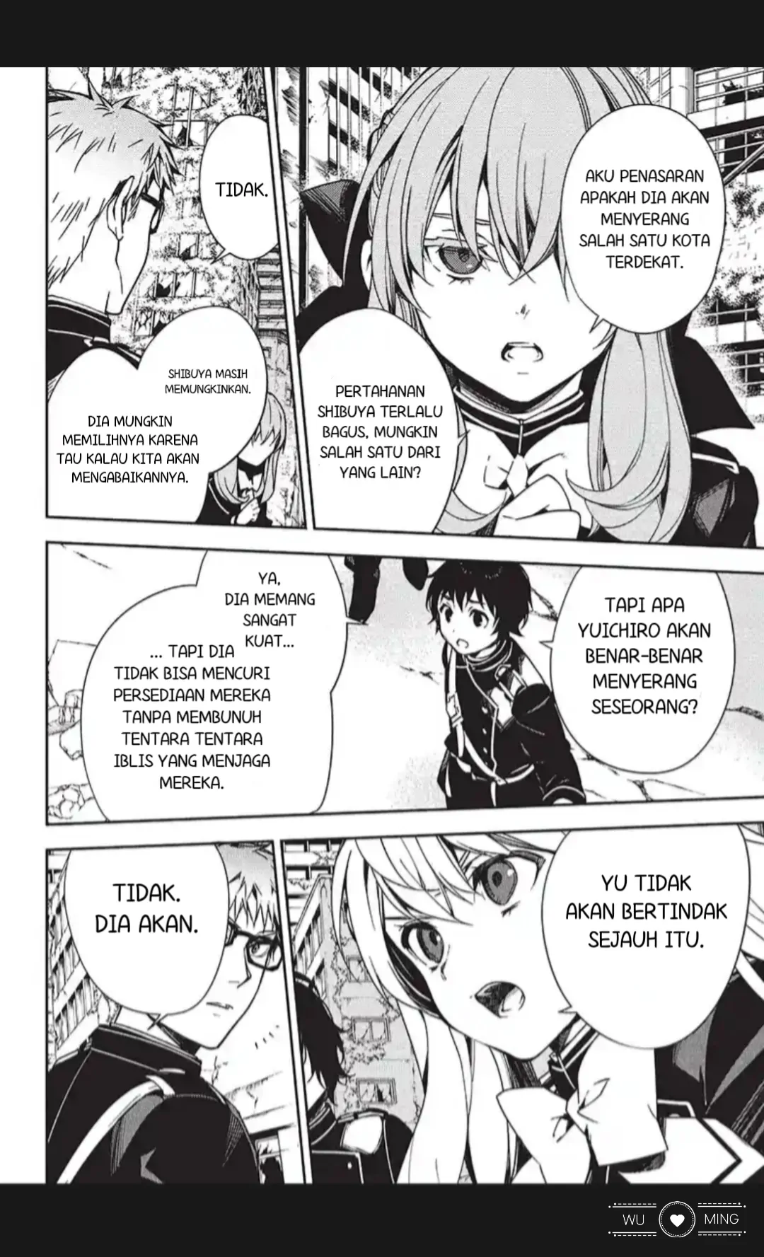 Owari no Seraph Chapter 120 Gambar 14