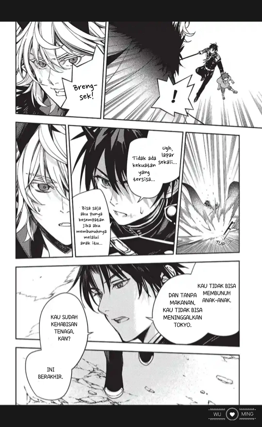 Owari no Seraph Chapter 120 Gambar 34