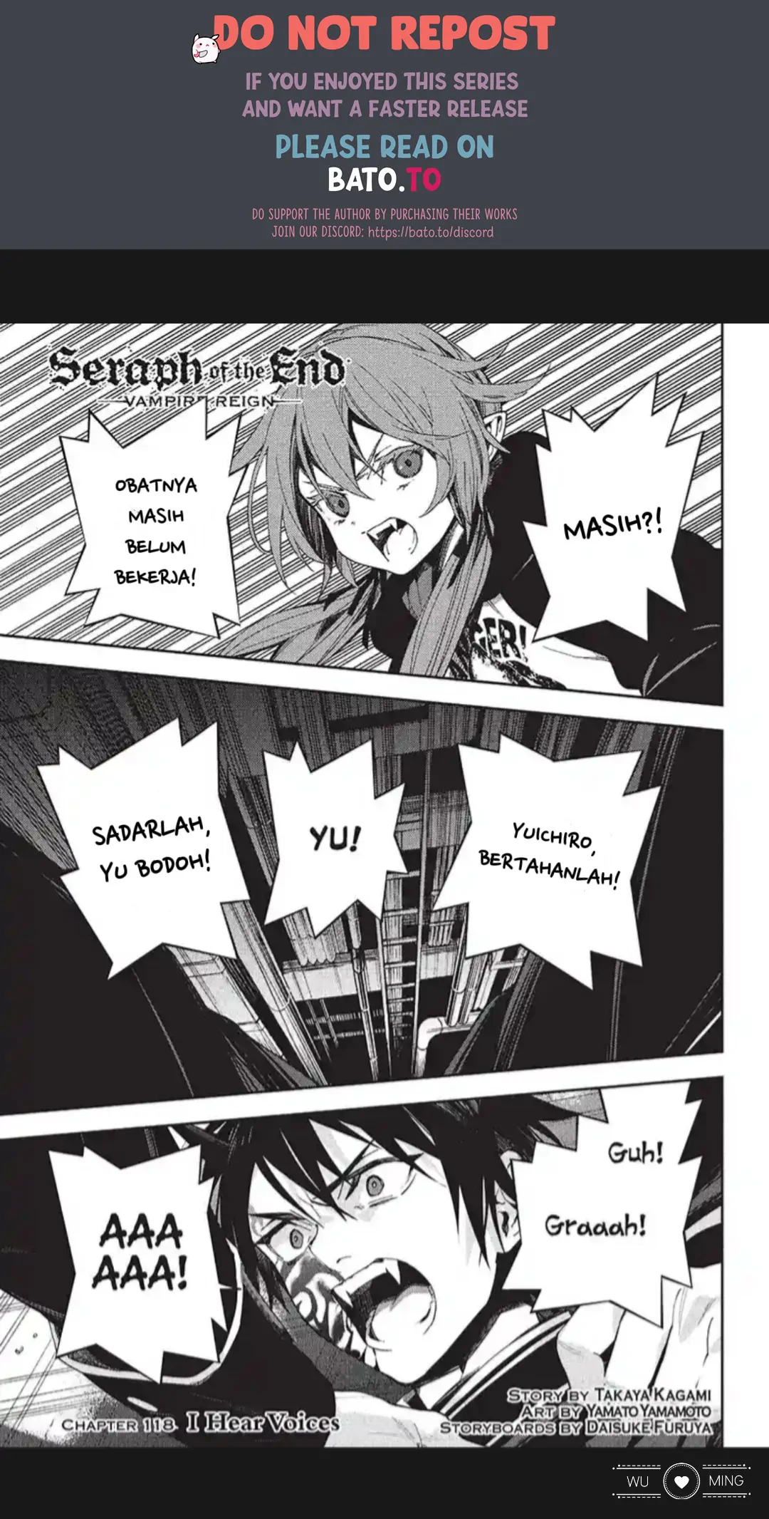 Baca Komik Owari no Seraph Chapter 118 Gambar 1