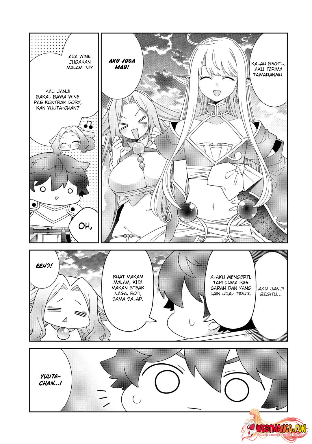 Seirei-tachi no Rakuen to Risou no Isekai Seikatsu Chapter 66 Gambar 9