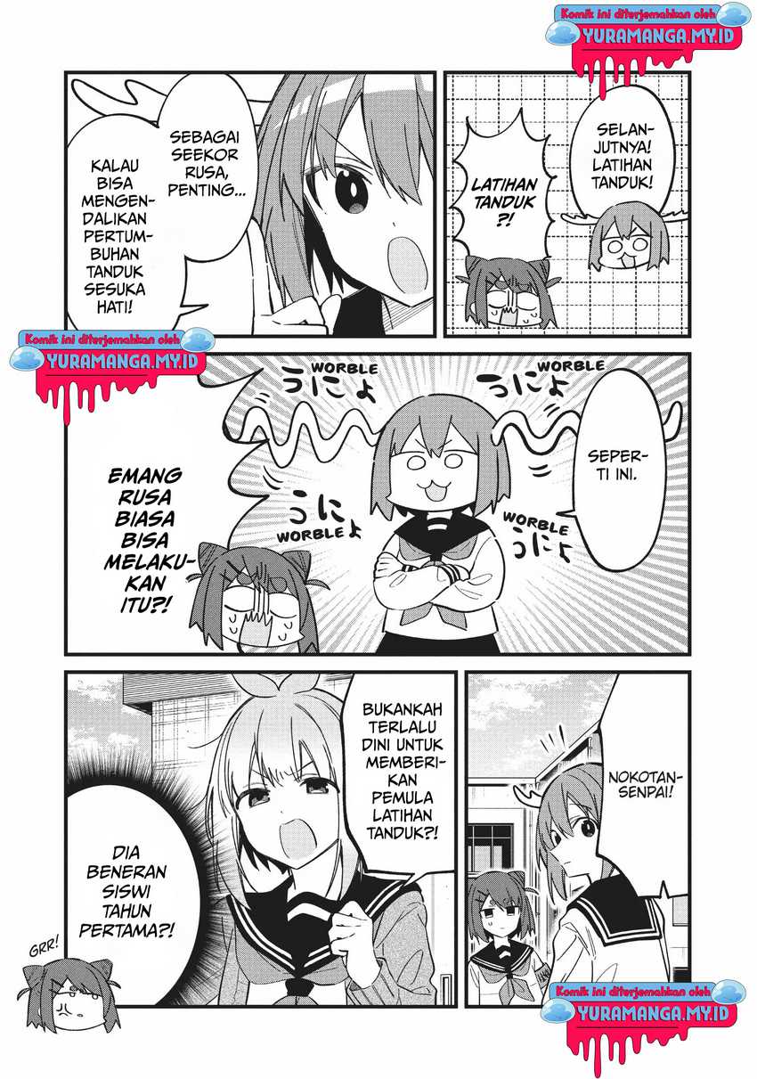 Shikanoko Nokonoko Koshitantan Chapter 21 Gambar 19