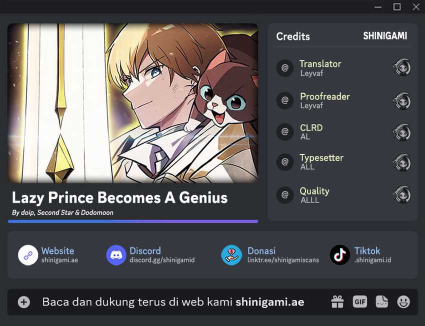 Baca Komik Lazy Prince Becomes a Genius Chapter 113 Gambar 1
