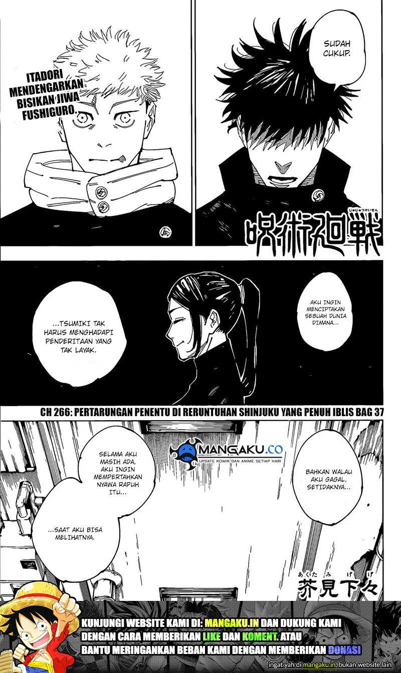 Baca Jujutsu Kaisen Chapter 266 Gambar 2