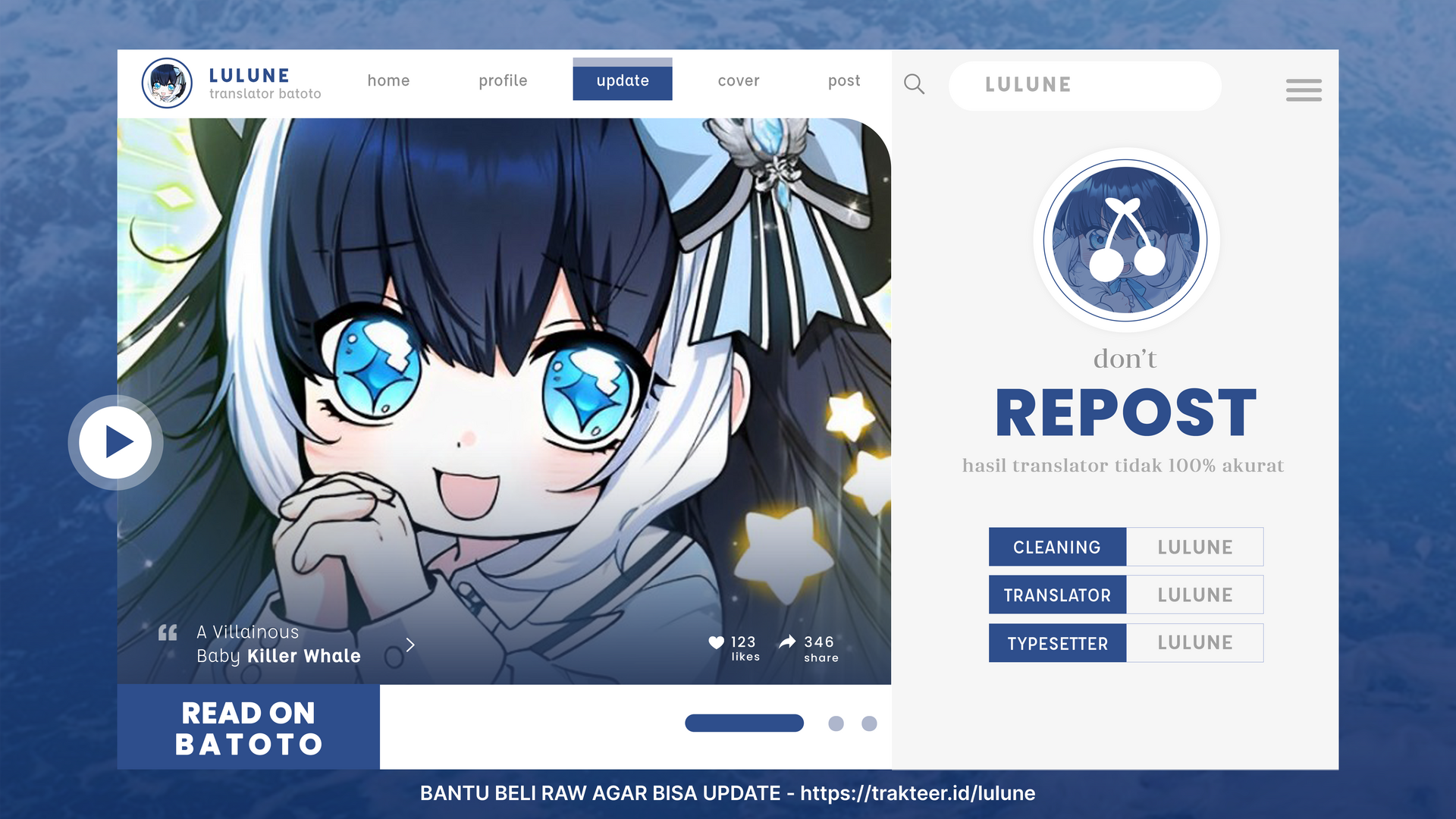 Baca Komik Black Killer Whale Baby Chapter 29 Gambar 1