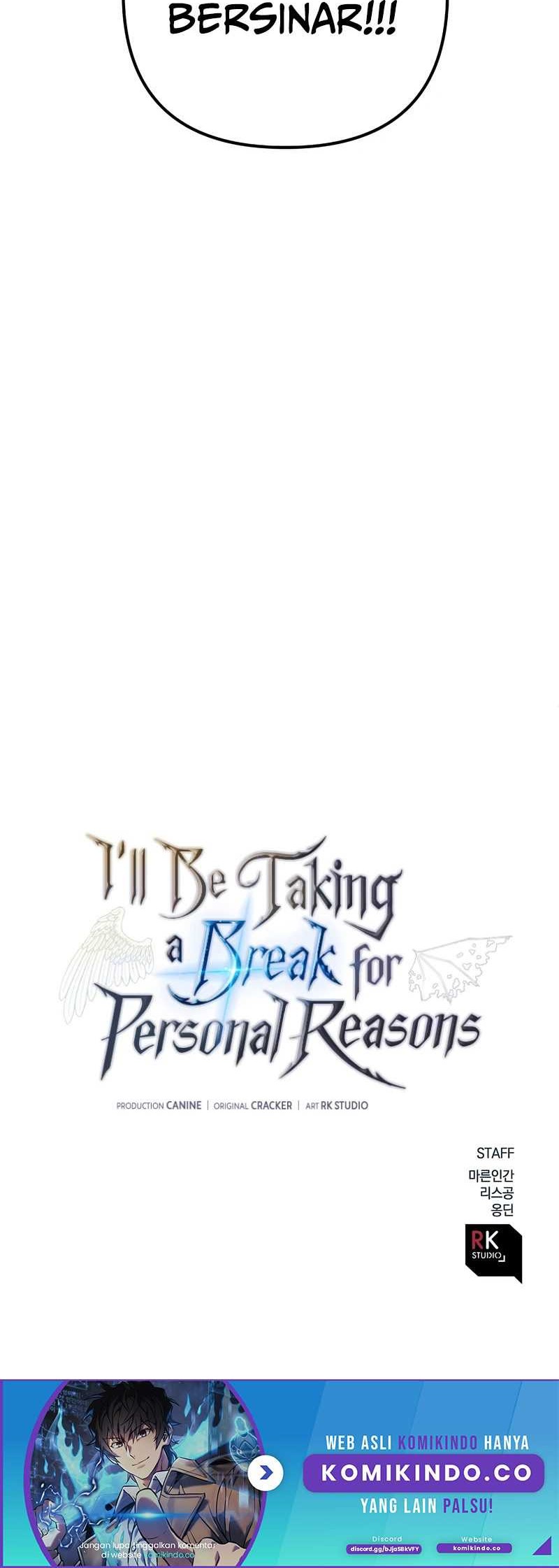 I’ll be Taking a Break for Personal Reasons Chapter 116 Gambar 71