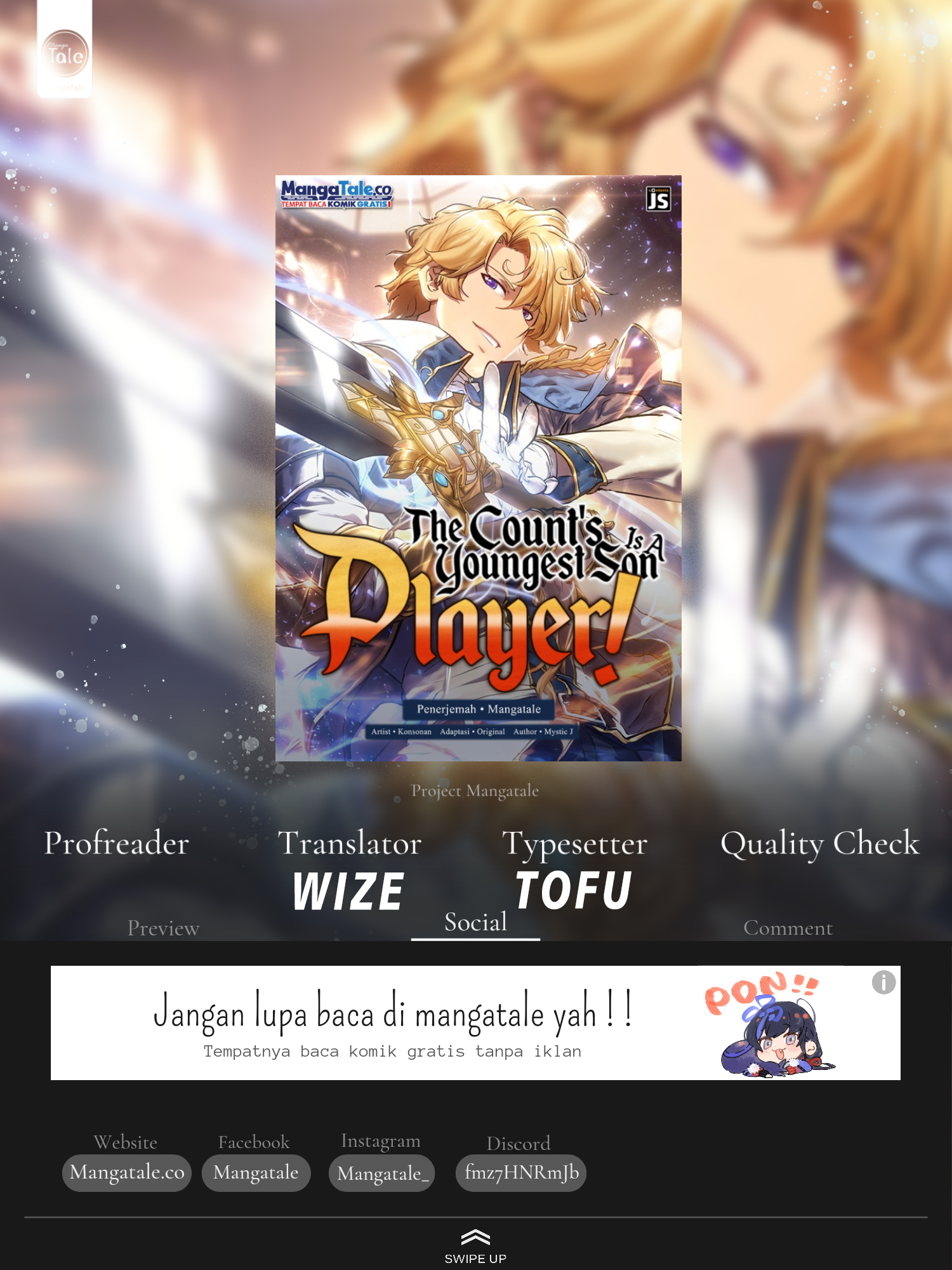 Baca Komik The Count’s Youngest Son Is A Player! Chapter 70 Gambar 1