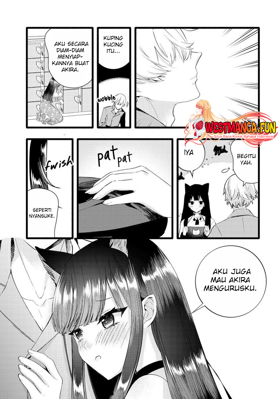 Chiteki de Cool na Kouhai Bijo, Ore no Kai Neko ni naru Chapter 26 Gambar 10